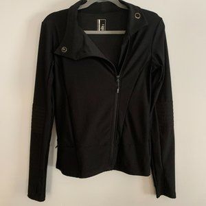 MONDETTA slim fit zip up Black Athletic Jacket Size S. In Like new condition